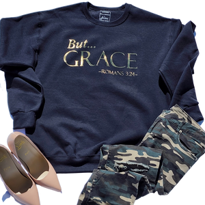 But Grace Romans 3:24 heavy Sweatshirt