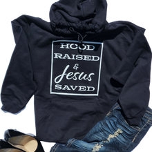 Load image into Gallery viewer, Hood Raised &amp; Jesus Saved™️ Heavyweight Hoodie