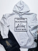 Load image into Gallery viewer, Hood Raised &amp; Jesus Saved™️ Heavyweight Hoodie