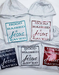 Hood Raised & Jesus Saved™️ Heavyweight Hoodie