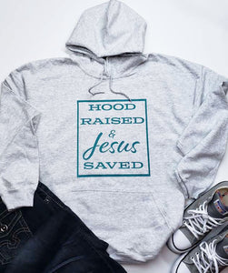 Hood Raised & Jesus Saved™️ Heavyweight Hoodie